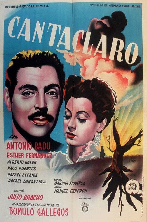Cantaclaro 1946 official movie poster