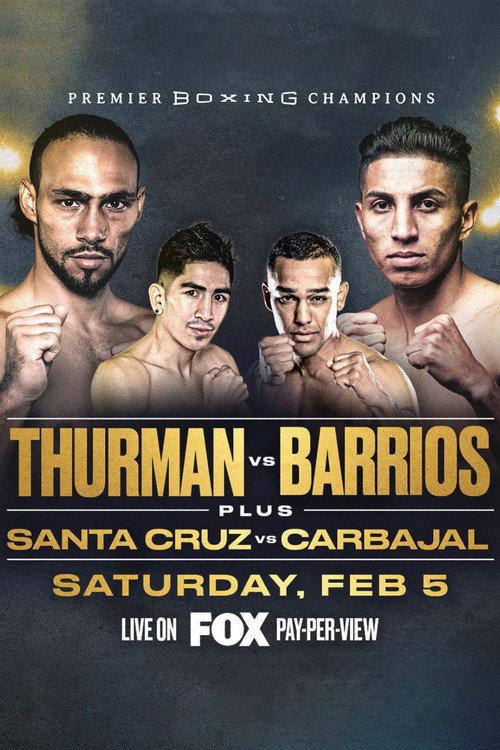 Keith Thurman vs. Mario Barrios 2022 official movie poster