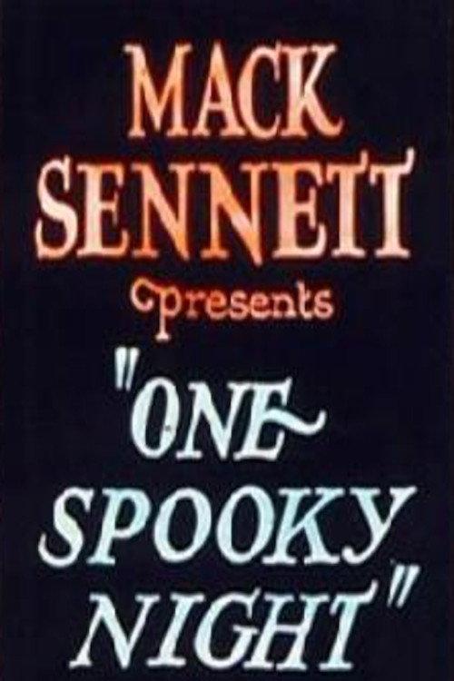 One Spooky Night 1924 official movie poster