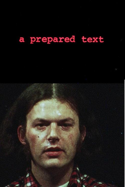 A Prepared Text 1976 official movie poster