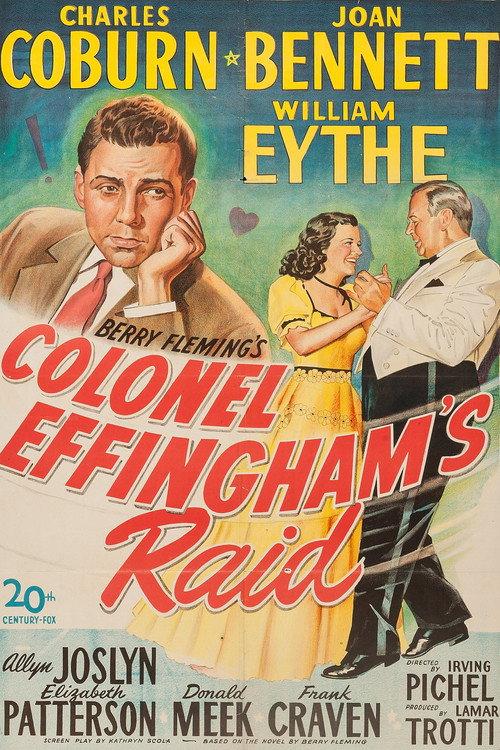 Colonel Effingham's Raid 1946 official movie poster