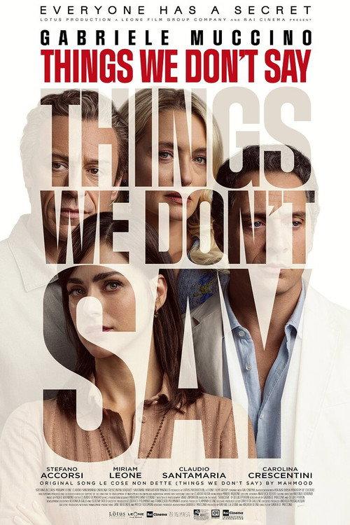 Things We Don't Say 2026 official movie poster