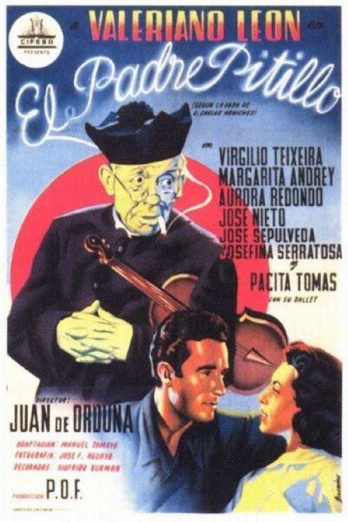 El Padre Pitillo 1955 official movie poster