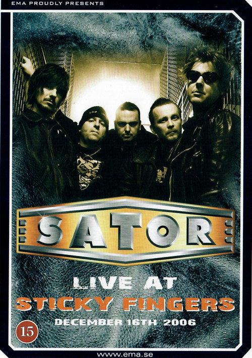 Sator: Live at Sticky Fingers 2007 official movie poster