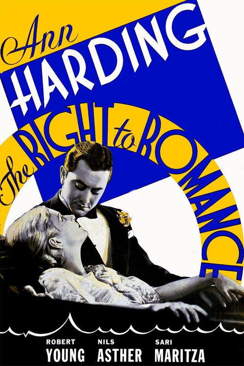 The Right To Romance 1933 official movie poster