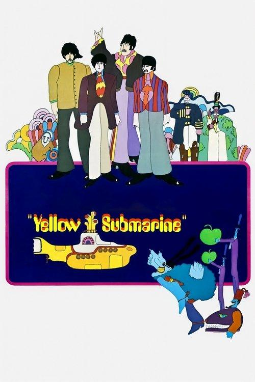 Yellow Submarine 1968 official movie poster
