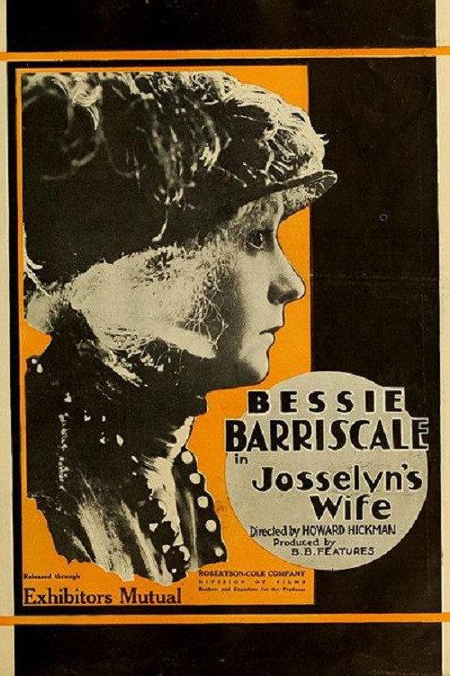 Josselyn's Wife 1919 official movie poster