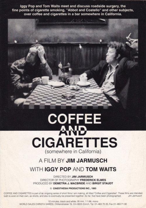 Coffee and Cigarettes III 1997 official movie poster