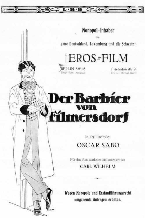Der Barbier von Filmersdorf 1915 official movie poster