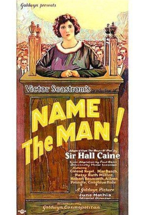 Name the Man 1924 official movie poster