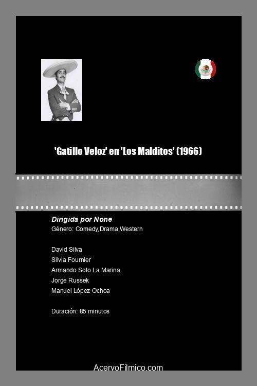 Los Malditos 1966 official movie poster