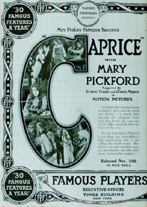 Caprice 1913 official movie poster