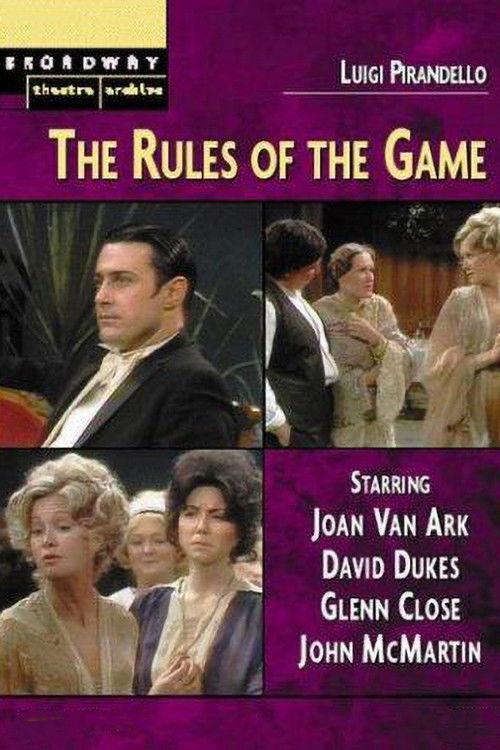 The Rules of the Game 1975 official movie poster