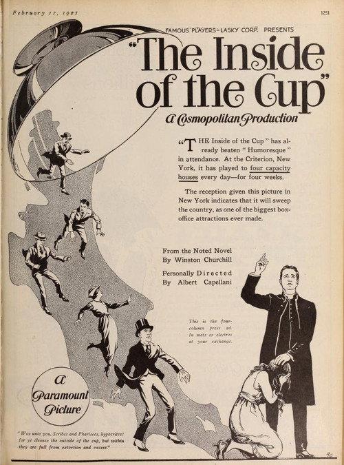 The Inside of the Cup 1921 official movie poster