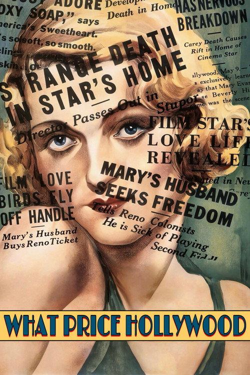 What Price Hollywood? 1932 official movie poster
