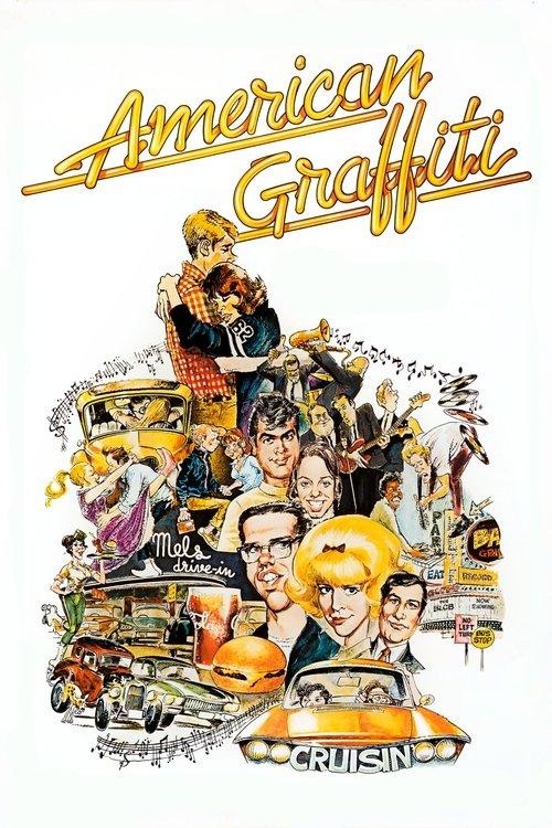 American Graffiti 1973 official movie poster