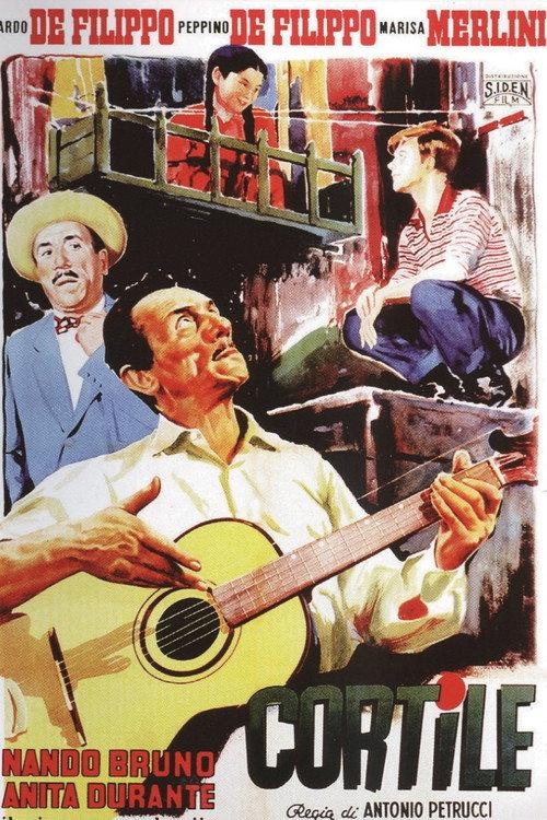 Courtyard 1955 official movie poster