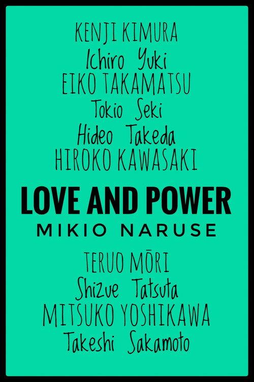 Love and Power 1930 official movie poster