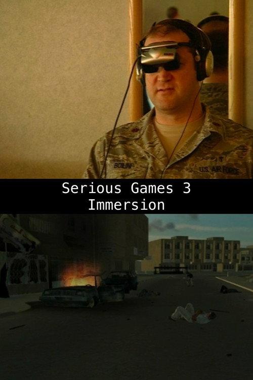 Serious Games 3 – Immersion 2010 official movie poster