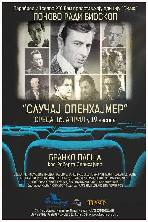 The Oppenheimer Case 1970 official movie poster