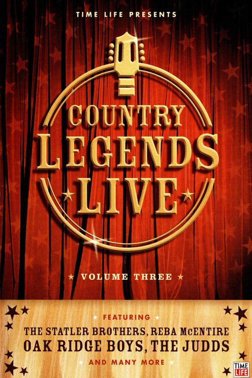 Time-Life: Country Legends Live, Vol. 3 2005 official movie poster