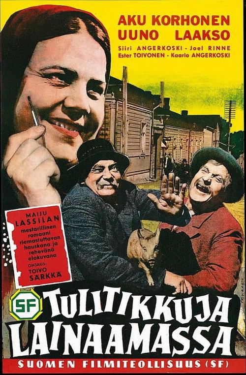 Tulitikkuja lainaamassa 1938 official movie poster