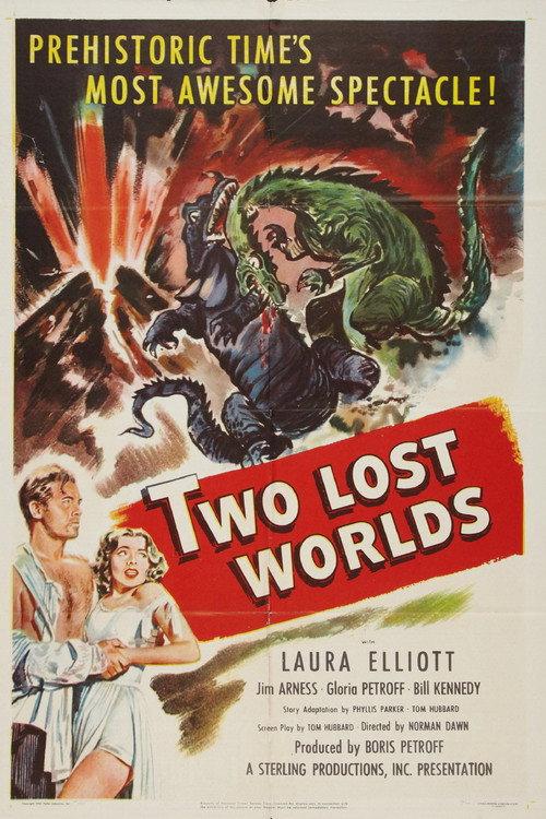 Two Lost Worlds 1951 official movie poster
