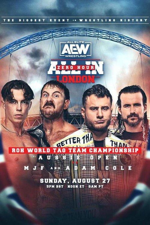 AEW All In 2023: London - Zero Hour 2023 official movie poster
