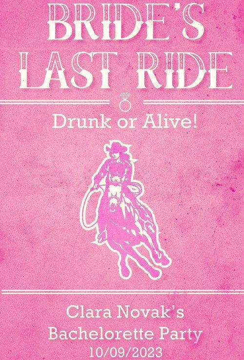 Bride's Last Ride  official movie poster