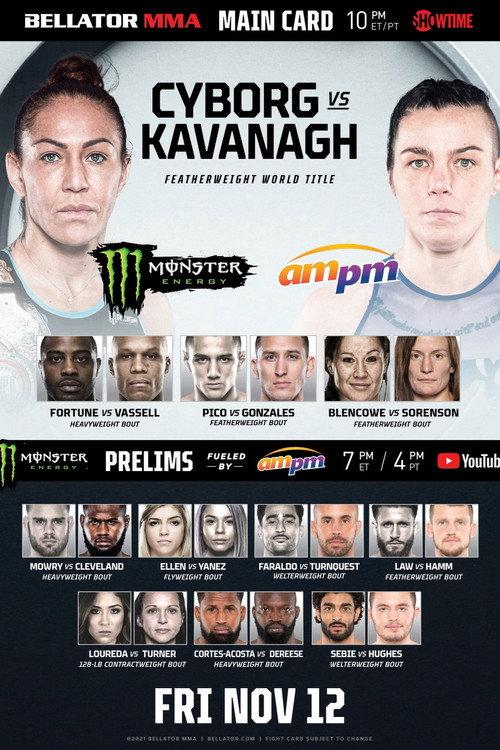 Bellator 271: Cyborg vs. Kavanagh 2021 official movie poster