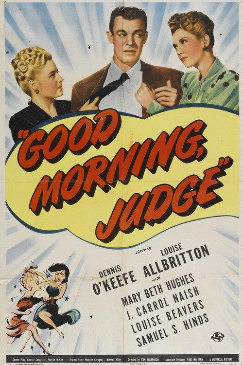 Good Morning, Judge 1943 official movie poster