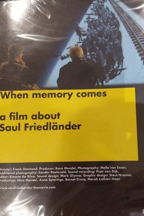 When memory comes - a film about Saul Friedländer 2013 official movie poster