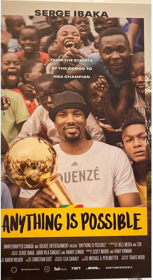 Anything is Possible: A Serge Ibaka Story 2019 official movie poster