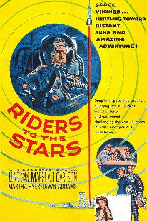 Riders to the Stars 1954 official movie poster