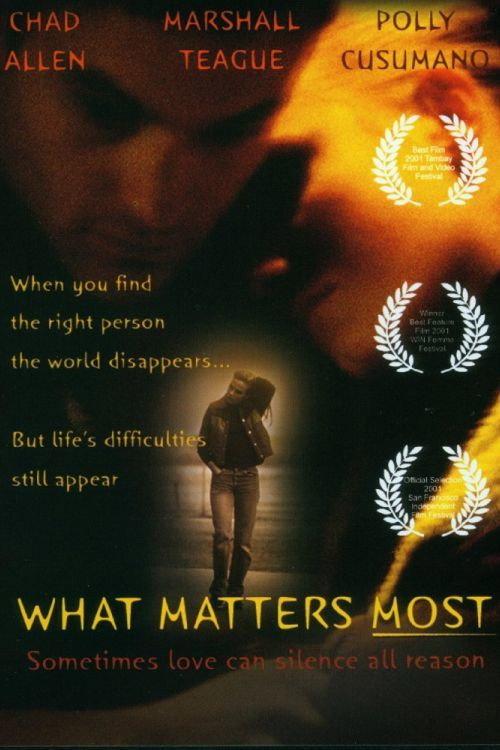 What Matters Most 2001 official movie poster