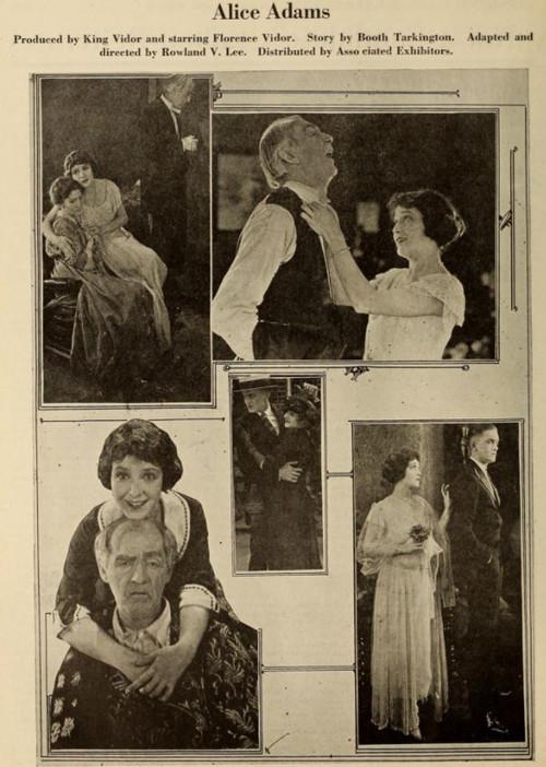 Alice Adams 1923 official movie poster