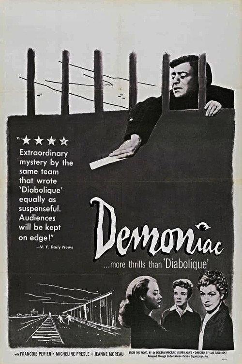 Demoniac 1957 official movie poster