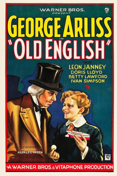 Old English 1930 official movie poster