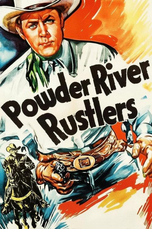 Powder River Rustlers 1949 official movie poster