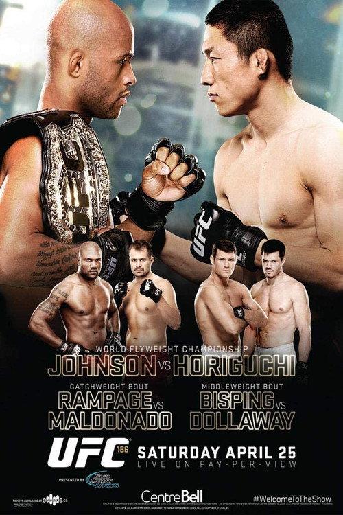 UFC 186: Johnson vs. Horiguchi 2015 official movie poster