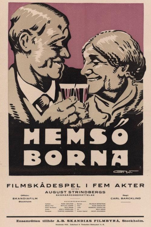 The People of Hemsö 1919 official movie poster