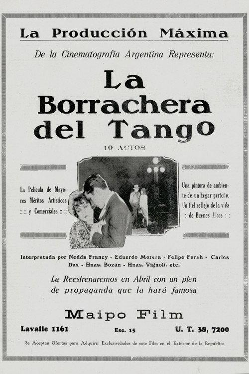 La borrachera del tango 1928 official movie poster