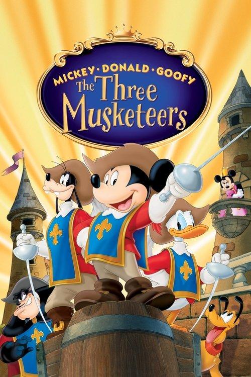 Mickey, Donald, Goofy: The Three Musketeers 2004 official movie poster