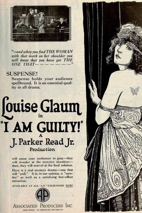 I Am Guilty 1921 official movie poster