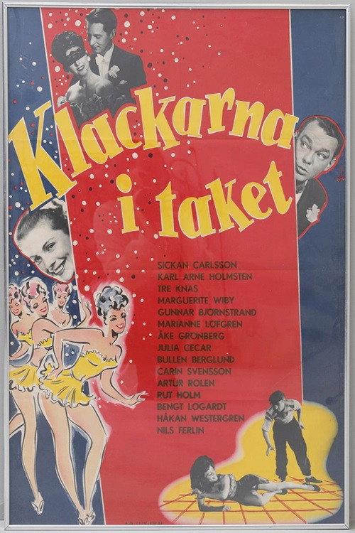 Klackarna i taket 1952 official movie poster