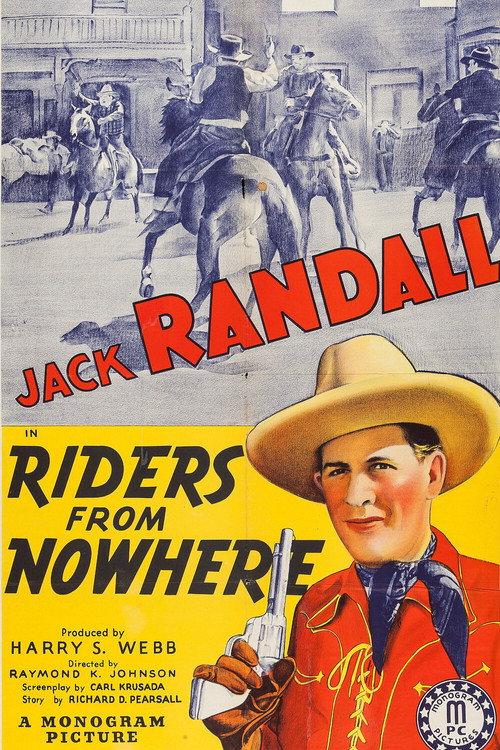 Riders from Nowhere 1940 official movie poster