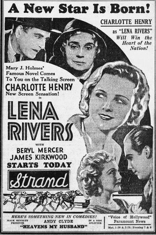Lena Rivers 1932 official movie poster