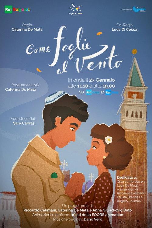 Come foglie al vento 2022 official movie poster