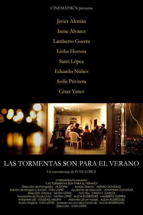 Las tormentas son para el verano 2015 official movie poster