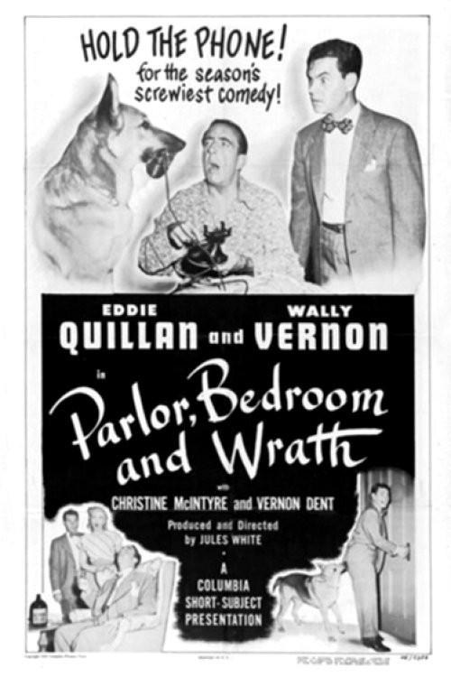 Parlor, Bedroom and Wrath 1948 official movie poster